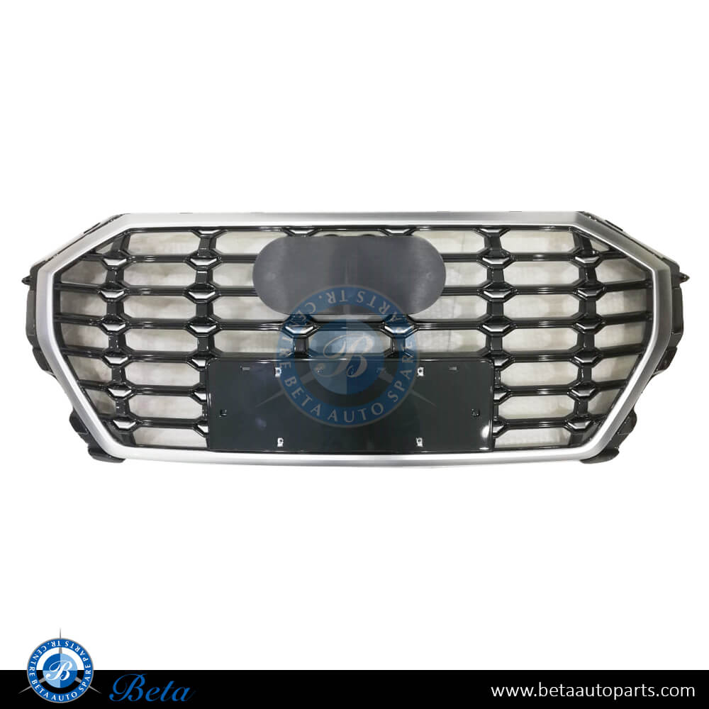 Radiator Grille Black and Chrome color for Audi Q3 Sportsback/S-Line 2019-Up models, Part Number 83F853651BRN4 Radiator Grille Black and Chrome color for Audi Q3 Sportsback/S-Line 2019-Up models, Part Number 83F853651BRN4